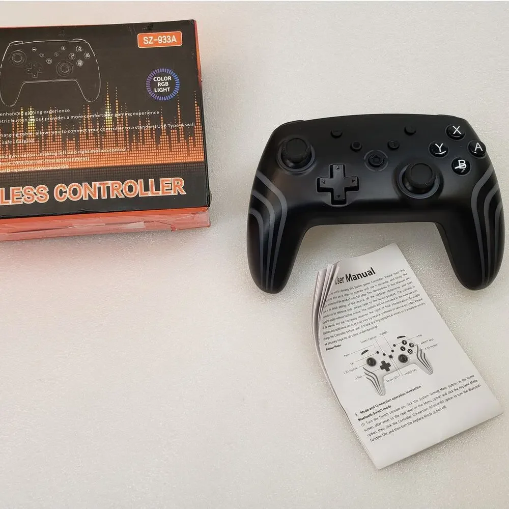 Senze SZ-933A Wireless Gaming Controller with RGB Lighting